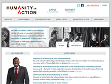 Tablet Screenshot of humanityinaction.org
